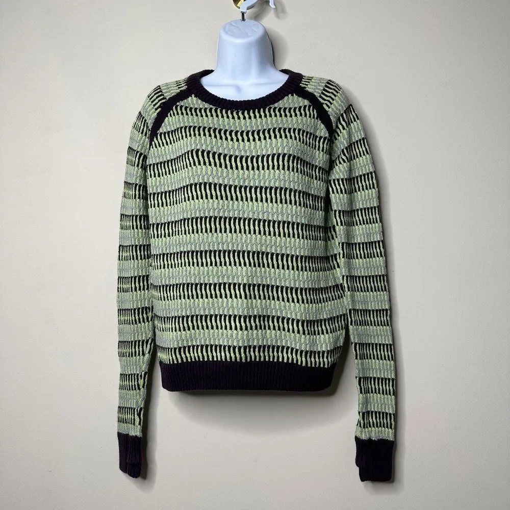 Lululemon Devi Crew Squiggle Sweater Multicolor Women's 6 - Picture 3 of 7